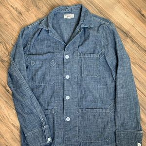 J. Crew Wallace and Barnes Chambray Shirt Jacket